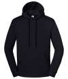 SS152 622840 Fruit of the Loom Iconic Premium Hooded Sweatshirt Black colour image
